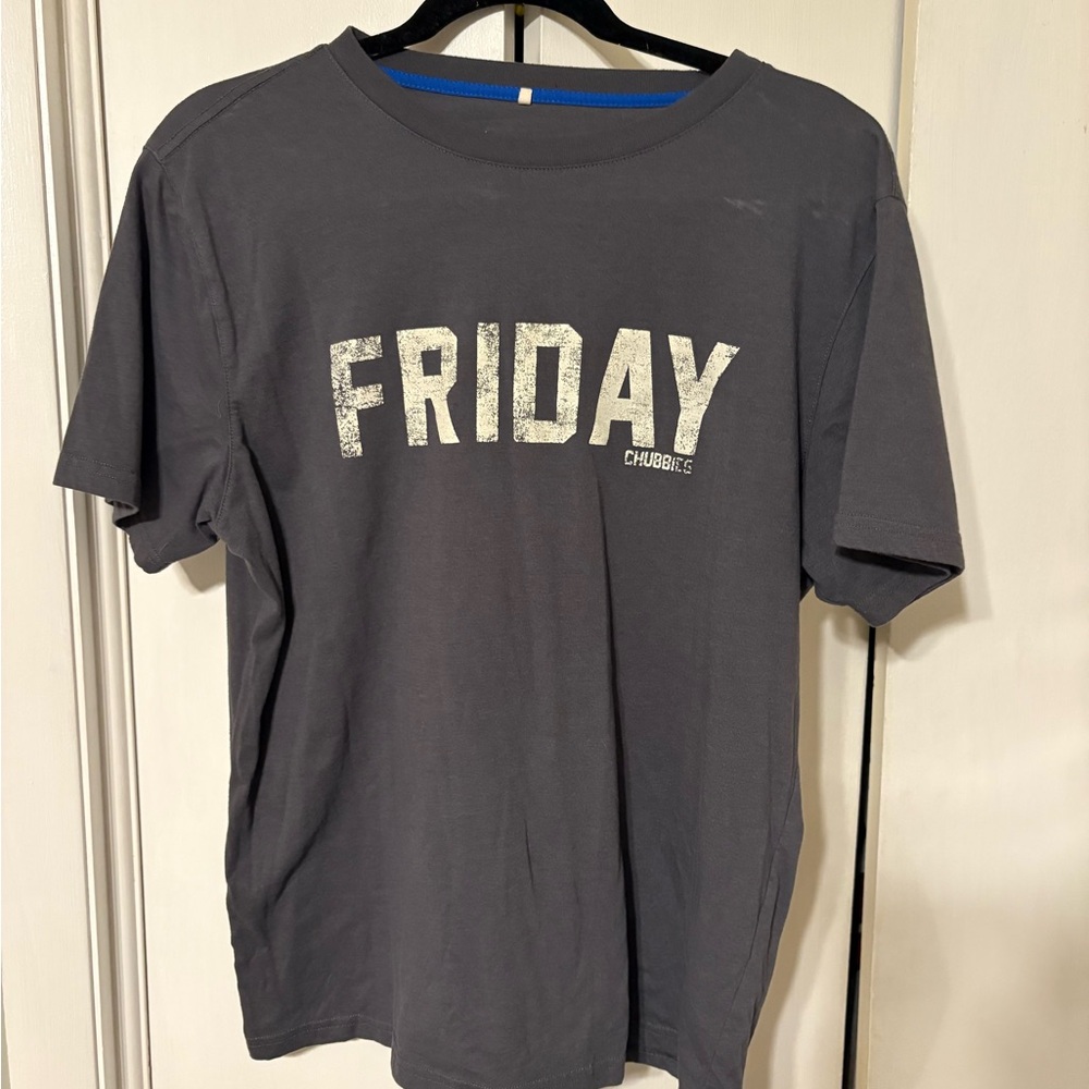 Chubbies Gray Short Sleeve Tee